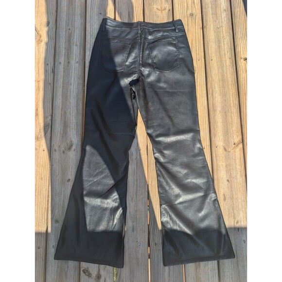 Altar'd State Black Faux Leather Bootcut Pants 29 Medium - Picture 6 of 6